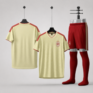 Áo Bóng Đá Đội Tuyển Tây Ban Nha Kem World Cup 2026–2027