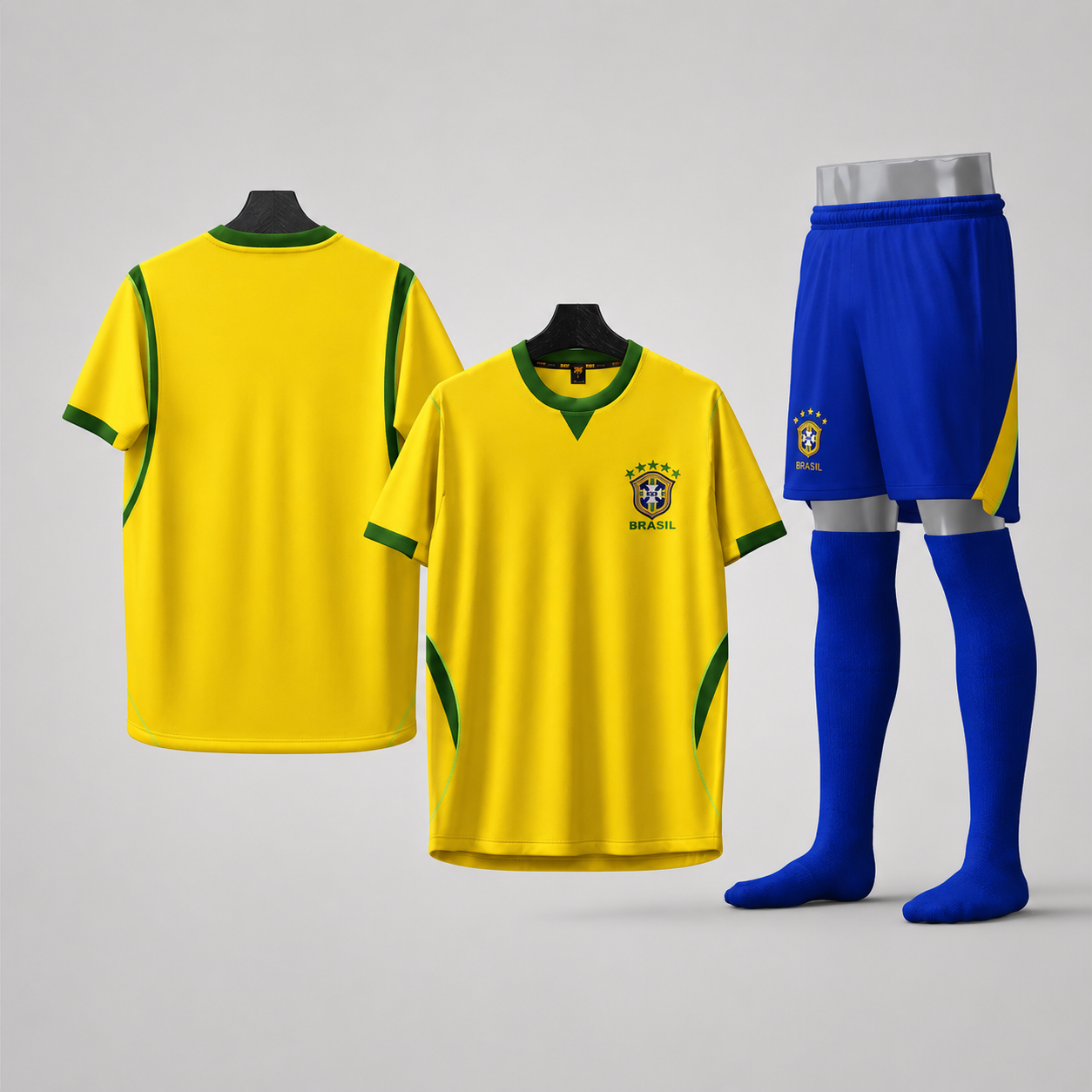 Áo Bóng Đá Đội Tuyển Brazil Vàng 2026-2027