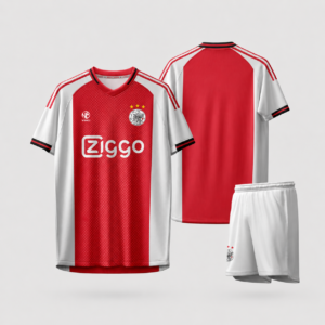 Áo Bóng Đá Ajax Sân Nhà 2025-2026 – Đỏ Trắng Chủ Đạo