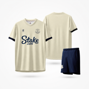 Áo bóng đá CLB Everton 2025-26 (Sân khách) màu kem navy