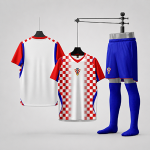 Áo Bóng Đá Đội Tuyển Croatia Đỏ Trắng World Cup 2026–2027