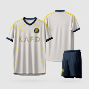 Áo bóng đá Al Nassr sân khách 2025-26 màu trắng ngà