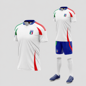 Áo Bóng Đá Đội Tuyển Ý Trắng Euro 2024-2025