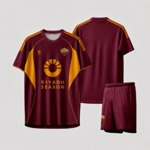Áo bóng đá AS Roma sân nhà 2025-2026 màu đỏ rượu vang